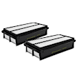 APEAF478 2 Pcs Engine Air Filter with Rigid Panel