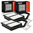 APEAF487 2 Pcs Engine Air Filter with Rigid Panel