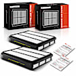 APEAF489 2 Pcs Engine Air Filter