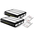 APEAF489 2 Pcs Engine Air Filter