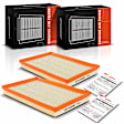 APEAF574 2 Pcs Engine Air Filter with Flexible Panel
