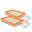 APEAF574 2 Pcs Engine Air Filter with Flexible Panel
