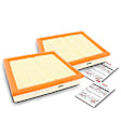 APEAF582 2 Pcs Engine Air Filter