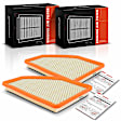 APEAF595 2 Pcs Engine Air Filter