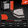 APEAF698 Engine & Activated Carbon Cabin Air Filter