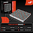 APEAF803 Engine & Activated Carbon Cabin Air Filter