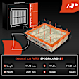 APEAF812 Engine & Activated Carbon Cabin Air Filter