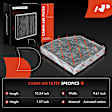 APEAF834 Engine & Activated Carbon Cabin Air Filter