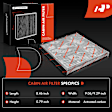 APEAF847 Engine & Activated Carbon Cabin Air Filter