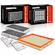 APEAF850 3 Pcs Engine & Activated Carbon Cabin Air Filter