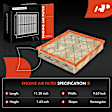 APEAF851 3 Pcs Engine & Activated Carbon Cabin Air Filter