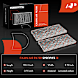 APEAF851 3 Pcs Engine & Activated Carbon Cabin Air Filter