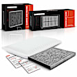 APEAF888 Engine & Activated Carbon Cabin Air Filter