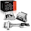 APEM007 3-Pc Front and Rear Engine Motor & Transmission Mount Kit