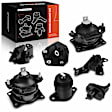 APEM032 7-Pc Front and Rear Engine Motor & Transmission & Subframe Mount Kit
