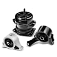 APEM044 3-Pc Front and Rear Engine Motor Mount Kit