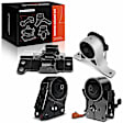 APEM068 4-Pc Front and Rear Engine Motor & Transmission Mount Kit With Sensor