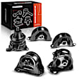 APEM079 5-Pc Front and Rear Engine Motor and Transmission Mount Kit