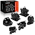 APEM1092 6-Pc Front and Rear Manual Engine Motor & Transmission Mount Kit
