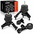 APEM1138 4-Pc Front, Passenger Side and Rear Engine Motor & Torque Strut & Transmission Mount Kit