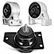APEM121 3-Pc Front and Rear Engine Motor Mount Kit
