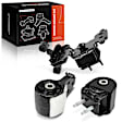 APEM1307 3-Pc Front and Rear Engine Motor & Transmission Mount Kit