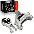 APEM1342 2-Pc Front, Lower Engine Motor & Transmission Mount Kit