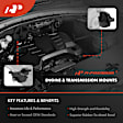 APEM1400 4-Pc Front Engine Motor & Torque Strut & Automatic Transmission Mount Kit