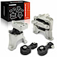 APEM1405 4-Pc Rear, Driver and Passenger Side Engine Motor & Transmission & Torque Strut Mount Kit