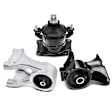 APEM145 3-Pc Front and Rear Engine Motor & Transmission Mount Kit