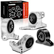 APEM149 4-Pc Front and Rear Engine Motor & Transmission Mount Kit