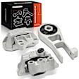 APEM1517 3-Pc Front and Rear Engine Motor & Torque Strut & Auto. Trans. Mount Kit