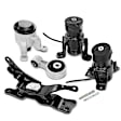APEM176 5-Pc Front and Rear Engine Motor & Transmission Mount Kit