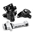 APEM214 3-Pc Driver and Passenger Side Engine Motor Mount & Transmission Mount Kit