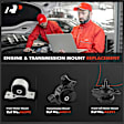 APEM266 3-Pc Front Engine Motor Mount & Transmission Mount Kit