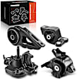 APEM277 4-Pc Front and Rear Engine Motor Mount & Manual Transmission Mount Kit