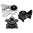 APEM284 3-Pc Front and Rear Engine Motor Mount Kit