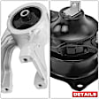 APEM284 3-Pc Front and Rear Engine Motor Mount Kit