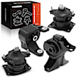 APEM295 4-Pc Front and Rear Engine Motor & Transmission Mount Kit