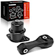APEM316 2-Pc Front and Rear Engine Motor & Torque Strut Mount Kit