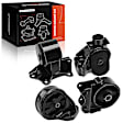 APEM337 4-Pc Front and Rear Engine Motor & Transmission Mount Kit