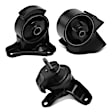 APEM369 3-Pc Front and Rear Engine Motor Mount Kit