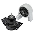 APEM3774PG 2 Pcs Engine Mounts Motor