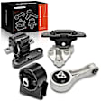 2012 Chrysler 200 - Front and Rear Motor Mount, Naturally Aspirated, Automatic Transaxle, Naturally Aspirated; Mounts on Motor, Transmission or Engine Torque Strut