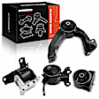 APEM399 4-Pc Front and Rear Engine Motor Mount & Transmission Mount Kit