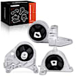 APEM406 3-Pc Front and Rear Engine Motor Mount & Transmission Mount Kit