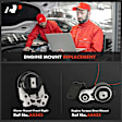 2011 Ford Taurus - Front and Rear, Driver and Passenger Side Motor Mount, Naturally Aspirated