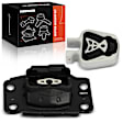 APEM443 2-Pc Front or Rear, Upper and Lower Transmission Mount & Torque Strut Mount Kit