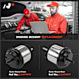APEM477 2-Pc Front and Rear Engine Motor Mount Kit