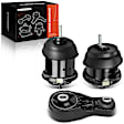 APEM479 3-Pc Front and Rear Engine Motor & Torque Strut Mount Kit